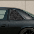 Seigaiha Waves Rear Quarter Window Decal Single