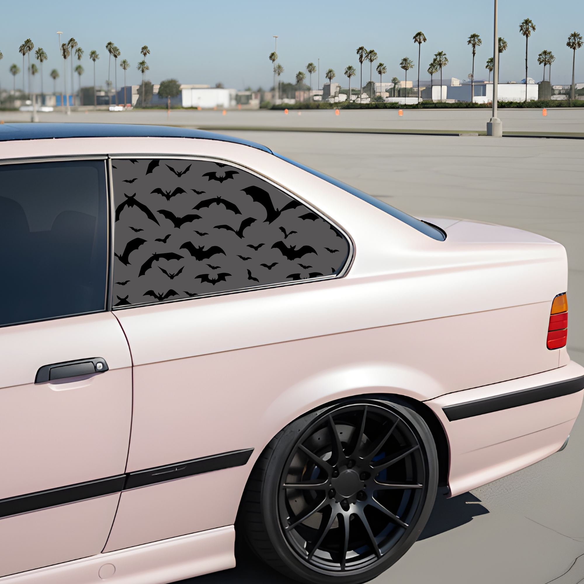 Bats Rear Quarter Window Decal Single