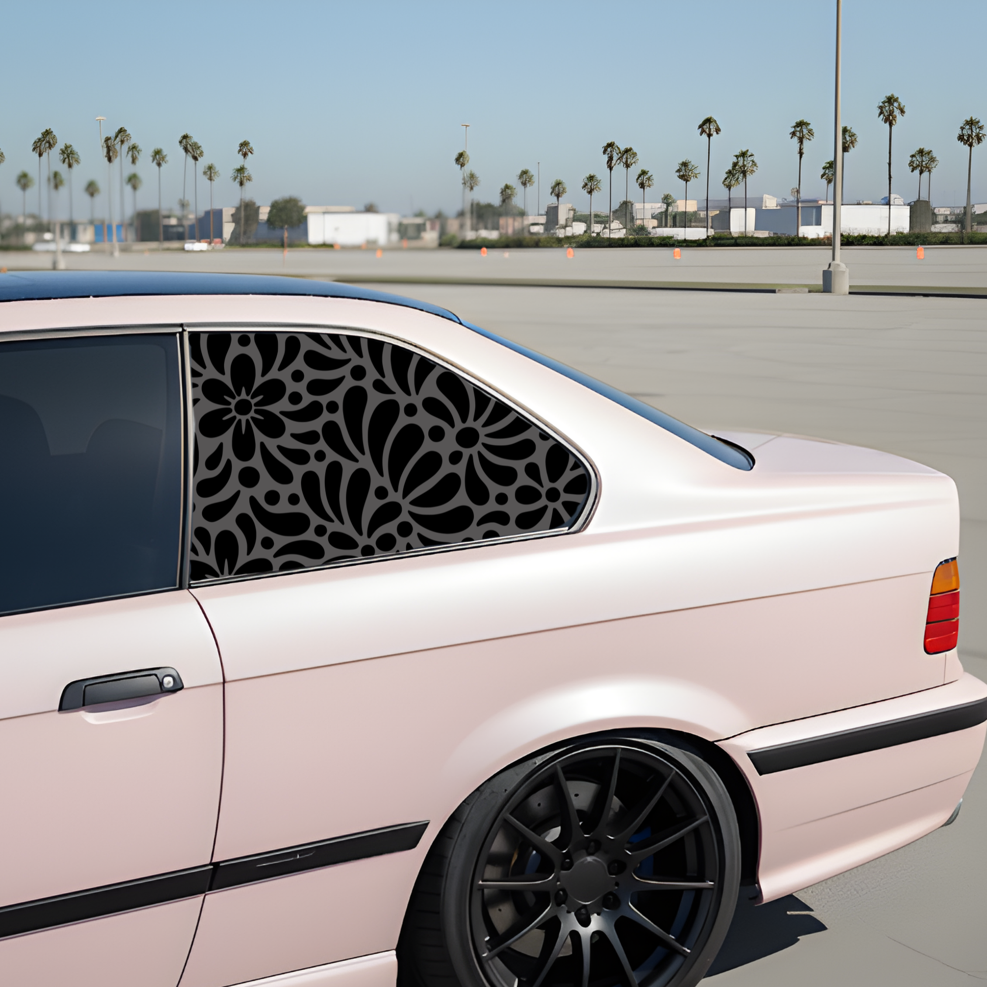 Talavera Floral Rear Quarter Window Decal Single