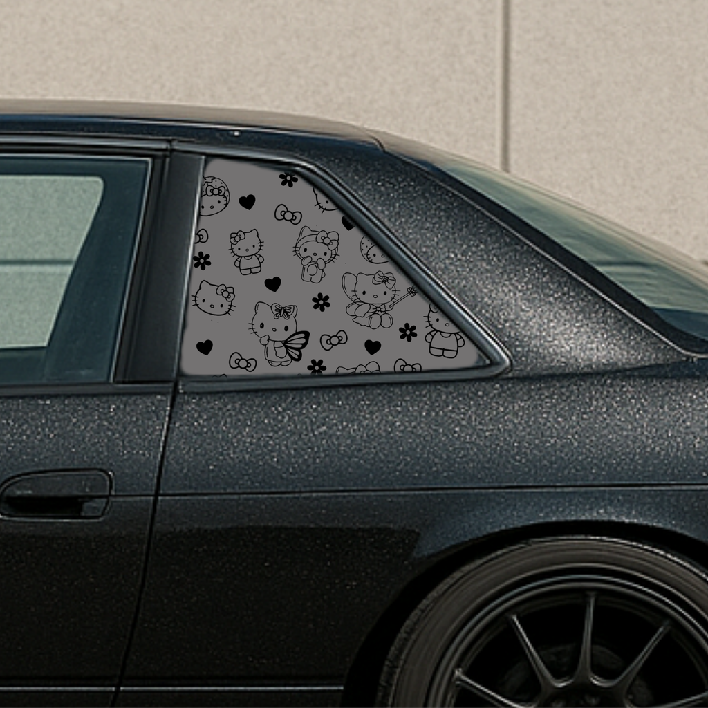 Hello Kitty Sanrio Rear Quarter Window Decal Single