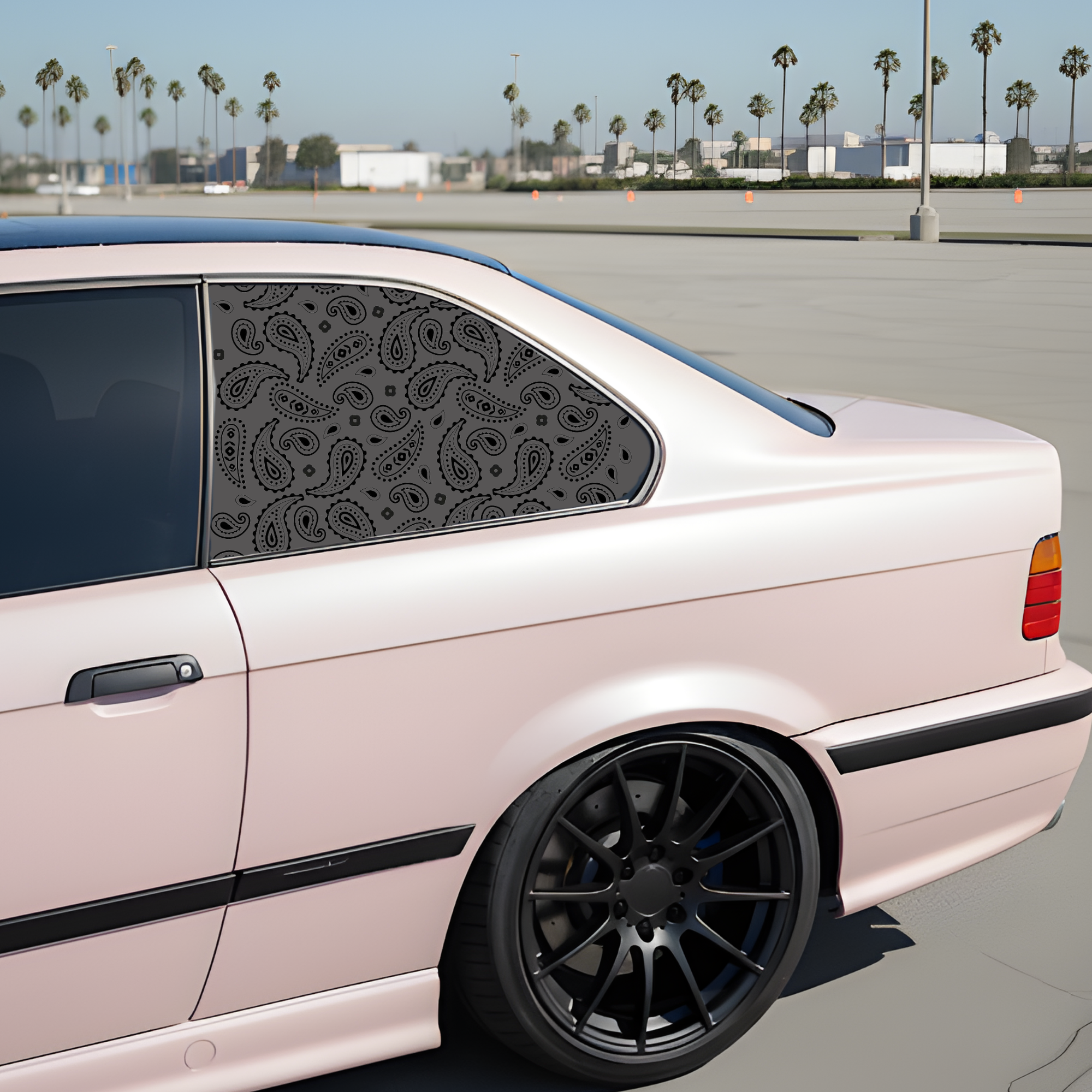 Bandana Rear Quarter Window Decal Single