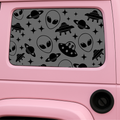 Alien Rear Quarter Window Decal Single