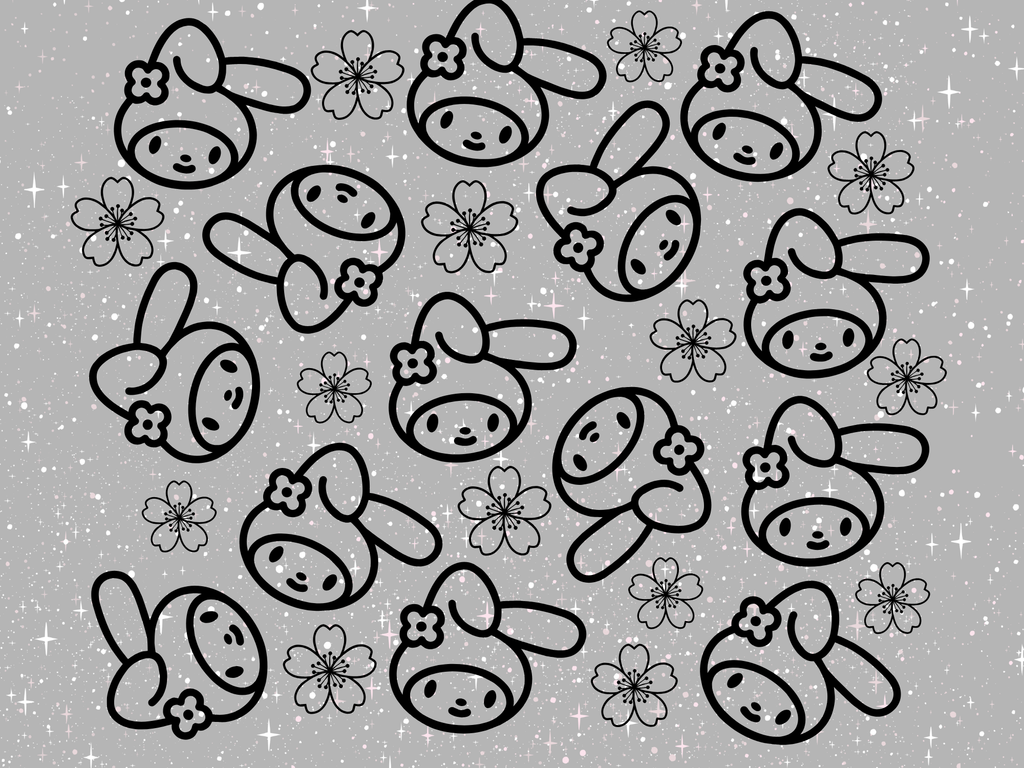 My Melody Sanrio Rear Quarter Window Decal Single