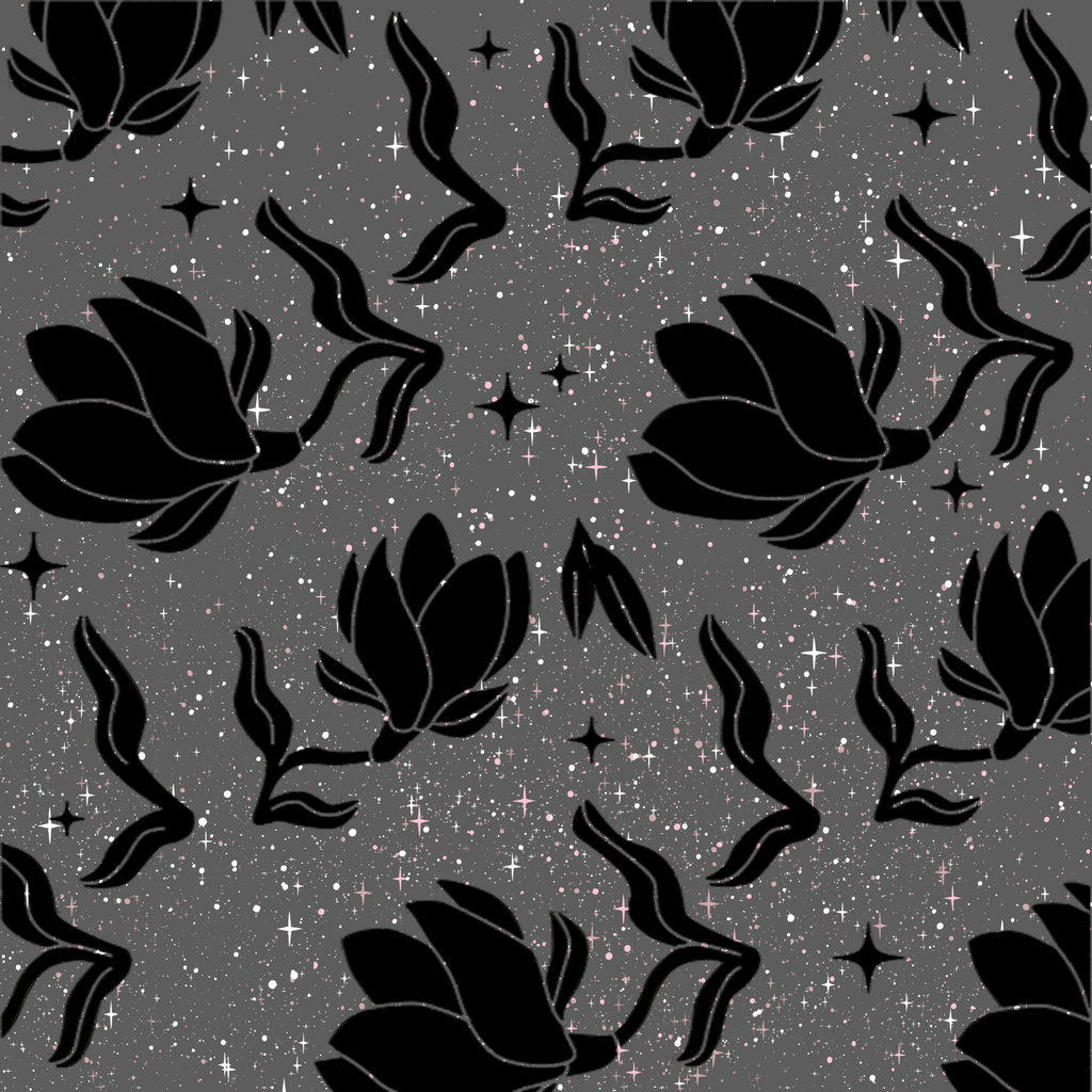 Single Floral Rear Quarter Window Decal