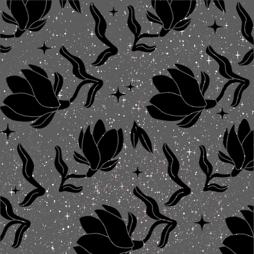 Single Floral Rear Quarter Window Decal