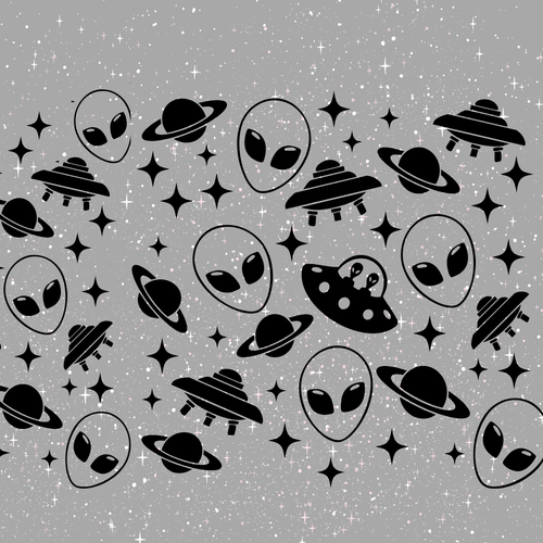 Alien Rear Quarter Window Decal Single
