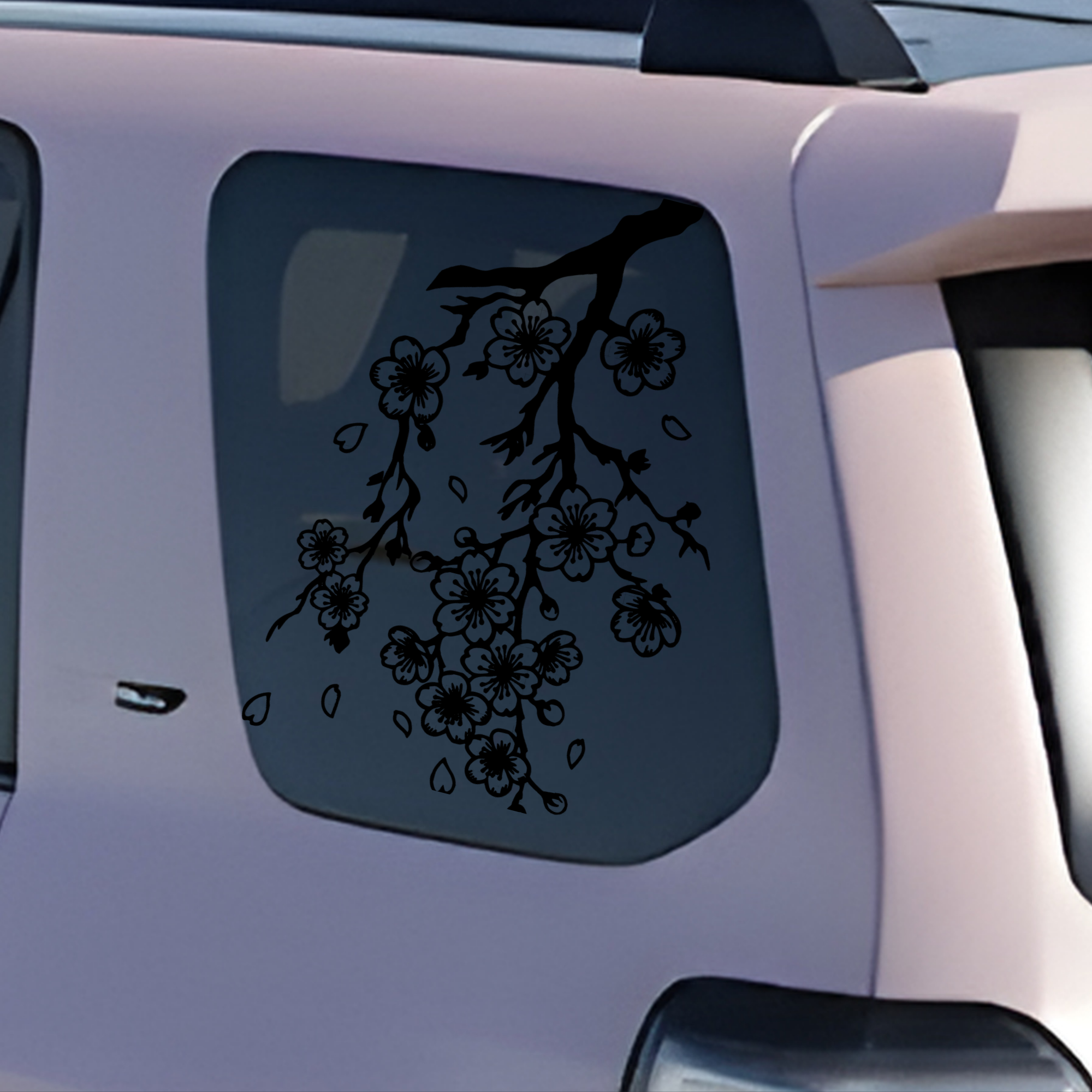 Cherry Blossom Branch Window Decal