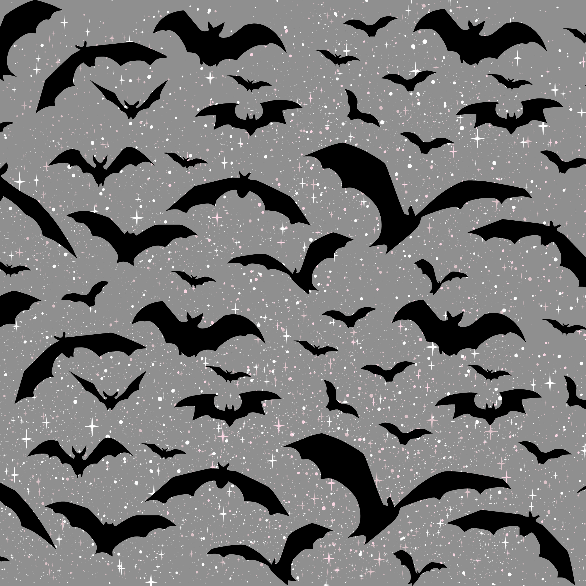 Bats Rear Quarter Window Decal Single