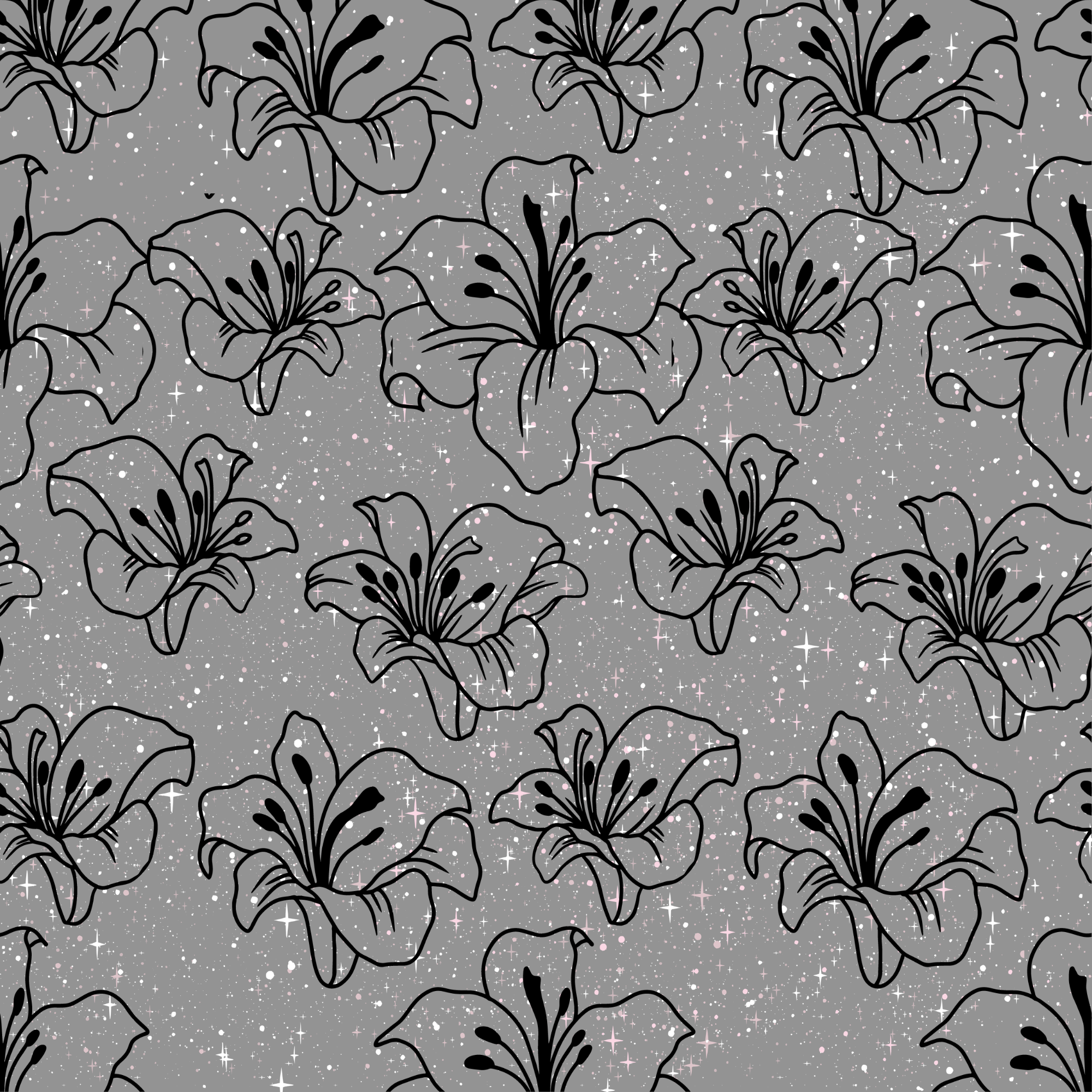 Lily Rear Quarter Window Decal Single