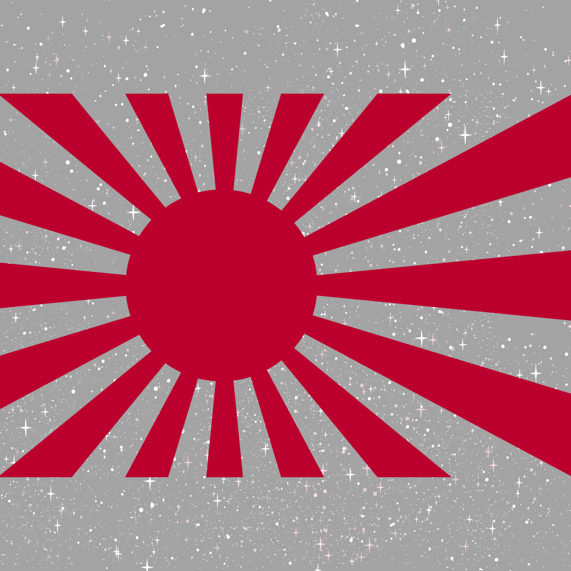 Rising Sun Rear Quarter Window Decal Single