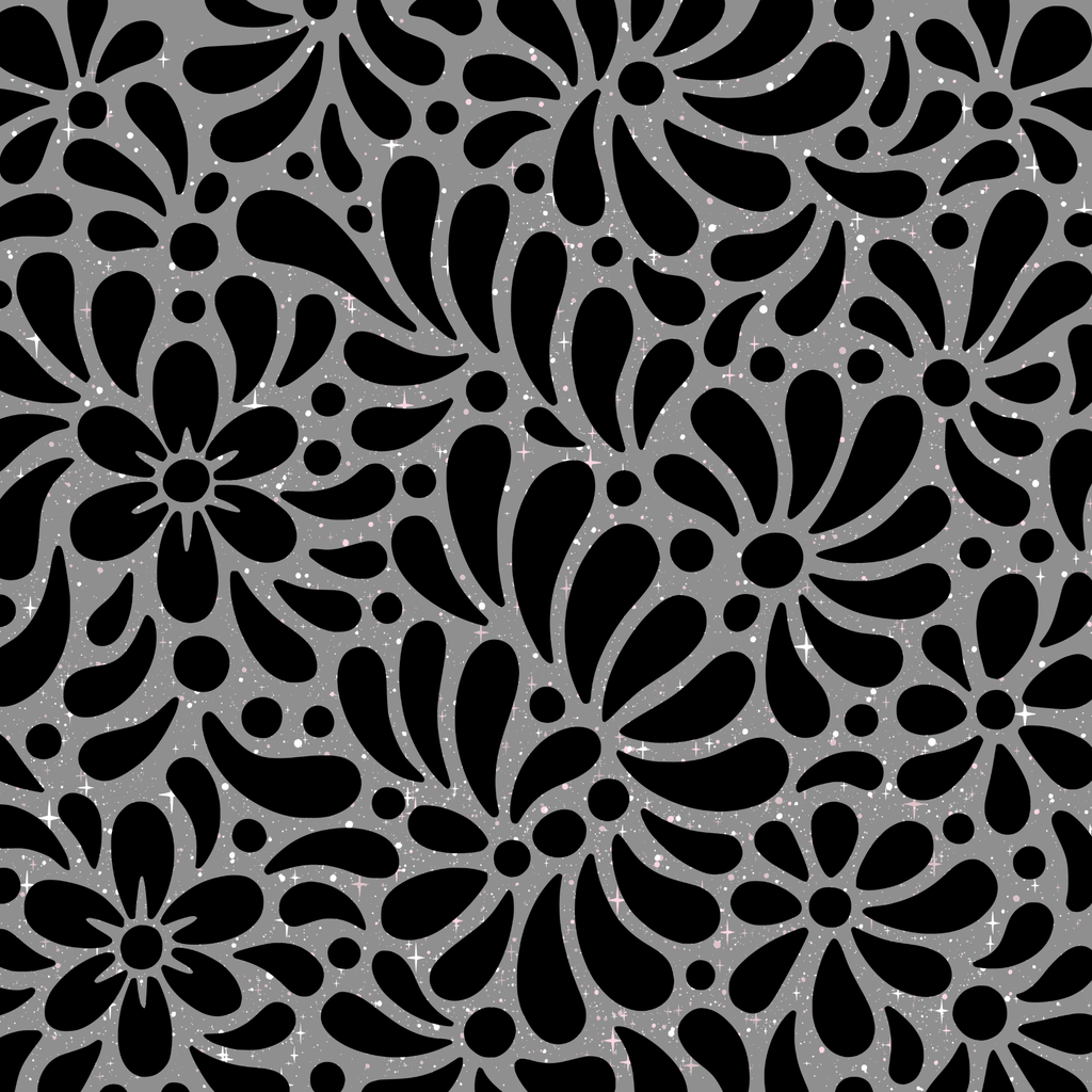 Talavera Floral Rear Quarter Window Decal Single