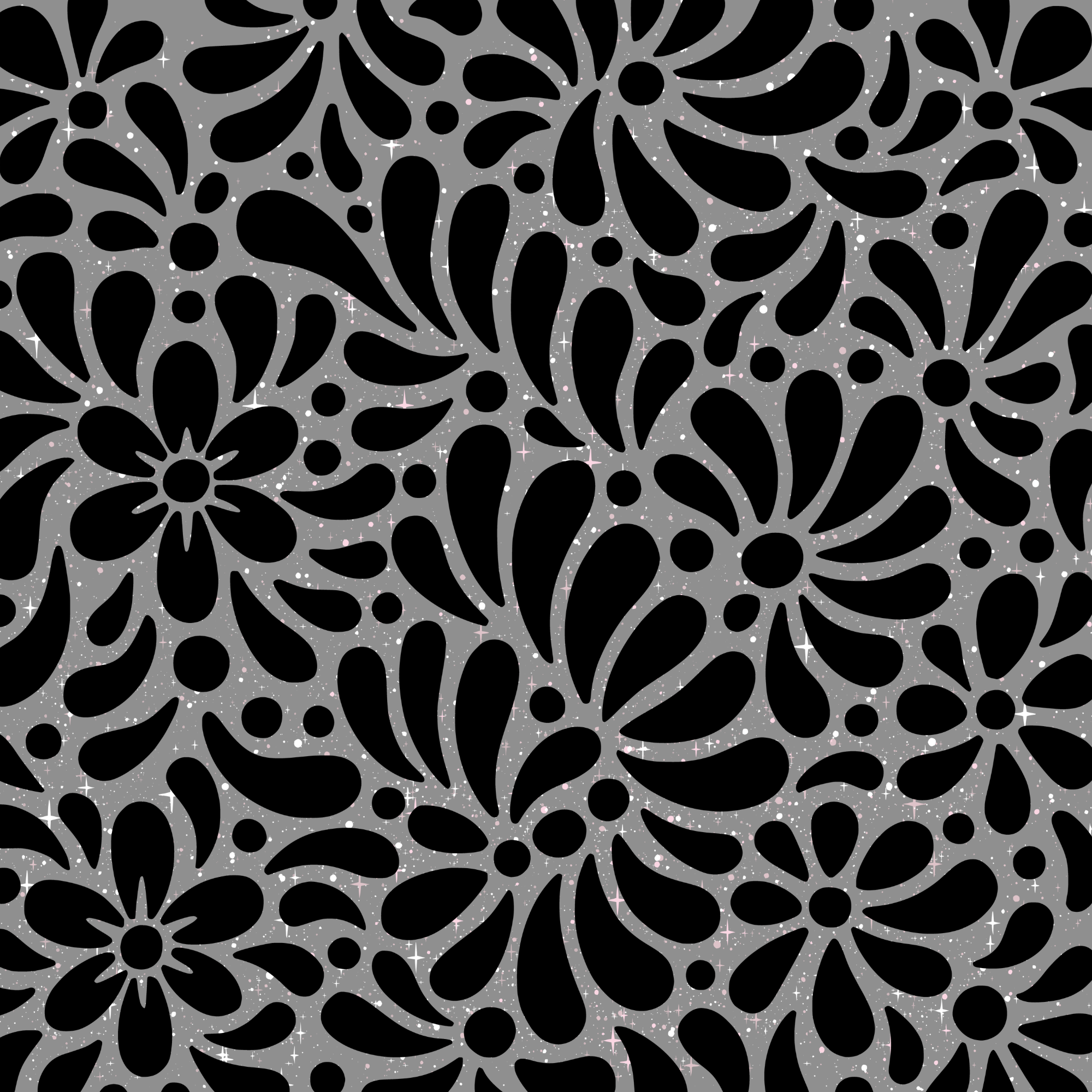 Talavera Floral Rear Quarter Window Decal Single
