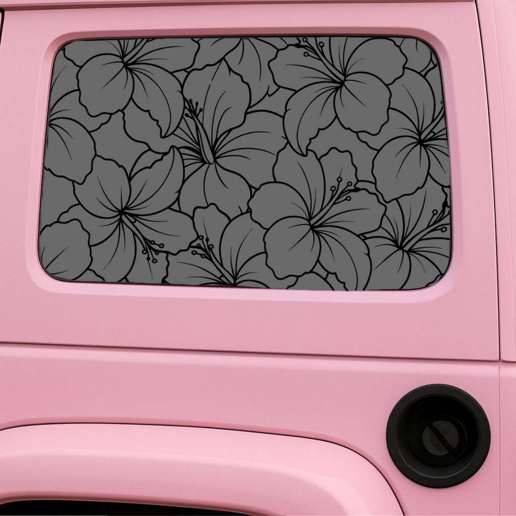 Single Flor De Maga Rear Quarter Window Decal