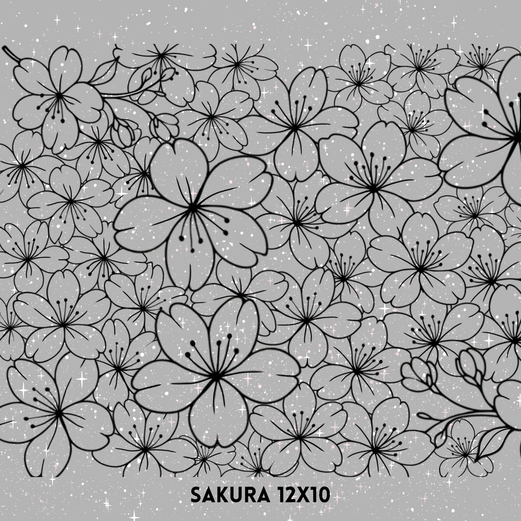 Single Sakura Rear Quarter Window Decal