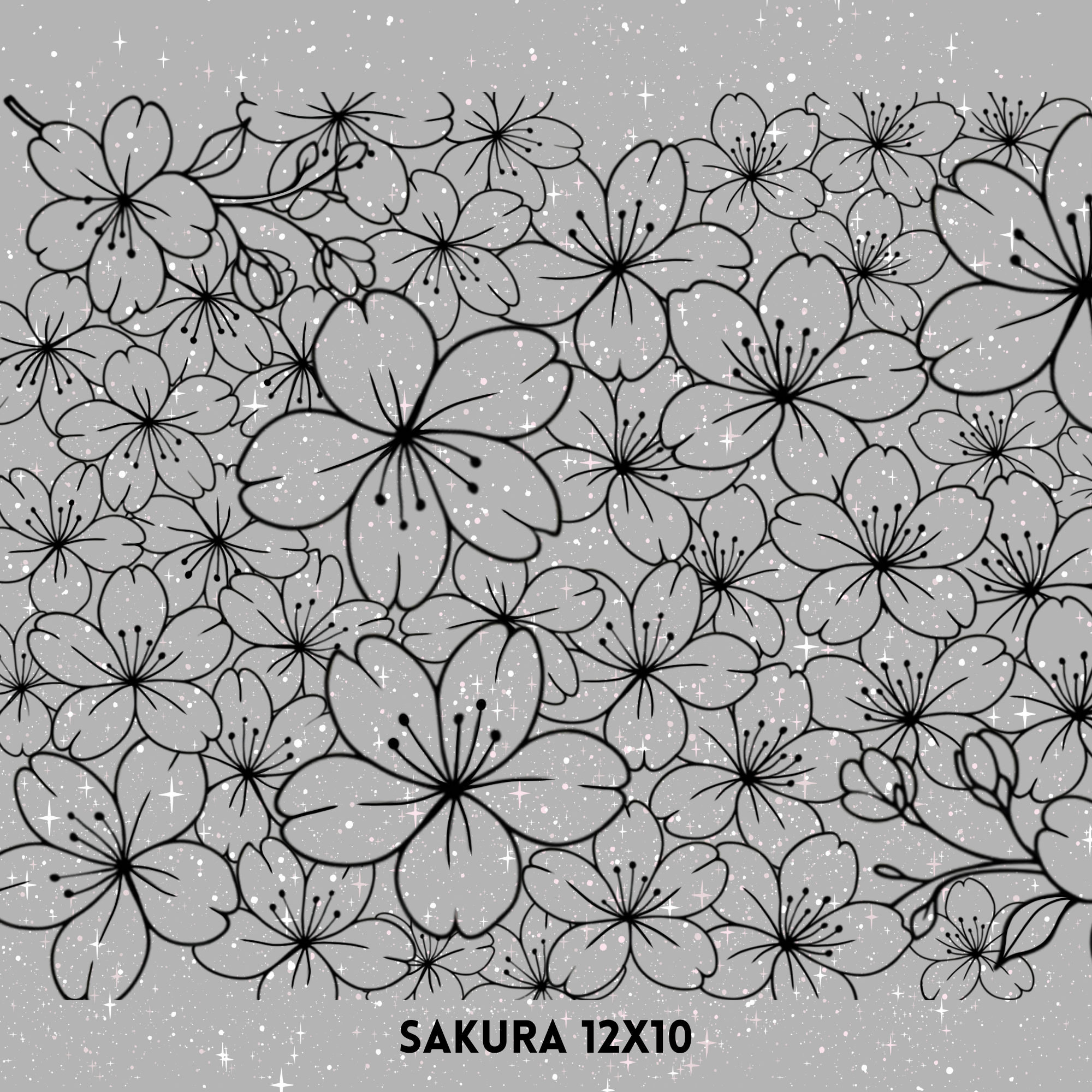 Single Sakura Rear Quarter Window Decal