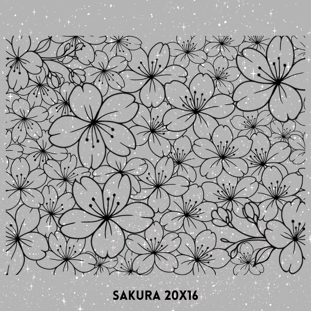 Single Sakura Rear Quarter Window Decal